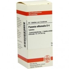 PAEONIA OFFICINALIS D 4 Tabletten 80 St