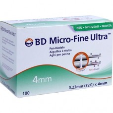 BD MICRO-FINE ULTRA Pen-Nadeln 0,23x4 mm 100 St