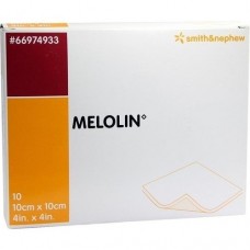 MELOLIN 10x10 cm Wundauflagen steril 10 St