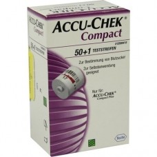 ACCU CHEK Compact Teststreifen 50 St