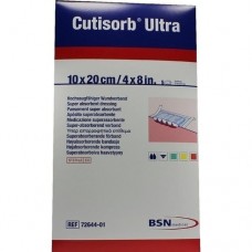 CUTISORB Ultra Saugkompressen 10x20 cm steril 5 St