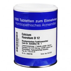 BIOCHEMIE 1 Calcium fluoratum D 12 Tabletten 1000 St