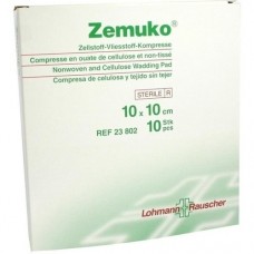 ZEMUKO Kompr.steril 10x10 cm 10 St