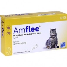 AMFLEE 50 mg Spot-on Lösung z.Auftropfen f.Katzen 3 St