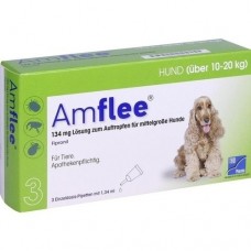 AMFLEE 134 mg Spot-on Lsg.f.mittelgr.Hunde 10-20kg 3 St