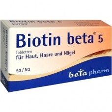 BIOTIN BETA 5 Tabletten 50 St