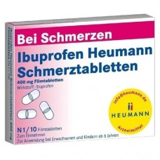 IBUPROFEN Heumann Schmerztabletten 400 mg 10 St