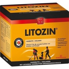 LITOZIN Hagebutte+Kollagen Trinkfläschchen 30X25 ml