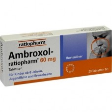 AMBROXOL ratiopharm 60 mg Hustenlöser Tabletten 20 St
