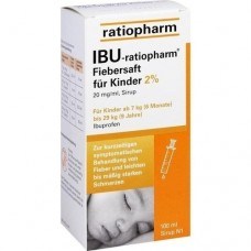 IBU RATIOPHARM Fiebersaft für Kinder 20 mg/ml 100 ml