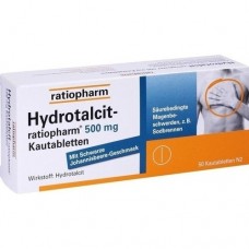 HYDROTALCIT ratiopharm 500 mg Kautabletten 50 St
