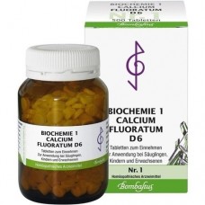 BIOCHEMIE 1 Calcium fluoratum D 6 Tabletten 500 St