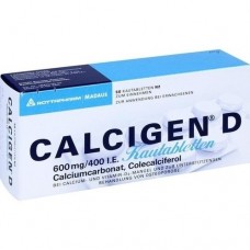 CALCIGEN D 600 mg/400 I.E. Kautabletten 50 St