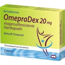 OMEPRADEX 20 mg magensaftresistente Hartkapseln 14 St
