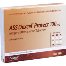 ASS Dexcel Protect 100 mg magensaftres.Tabletten 50 St