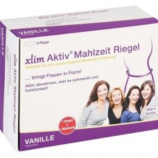 XLIM Aktiv Mahlzeit Riegel Vanille 6X75 g