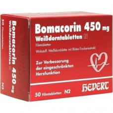BOMACORIN 450 mg Weißdorntabl. N Filmtabletten 50 St