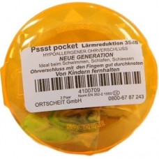 PSSST Pocket Ohrverschluss bunt 4 St