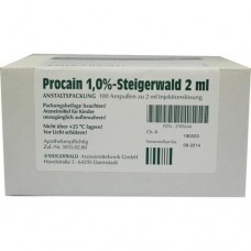PROCAIN 1% Steigerwald Injektionslösung 100X2 ml