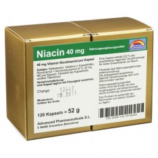 NIACIN 40 mg pro Kapsel 120 St