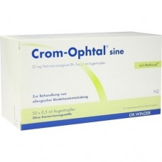 CROM OPHTAL sine EDB Augentropfen 50X0.5 ml
