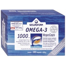 GESUNDFORM Omega-3 1.000 mg Kapseln 180 St