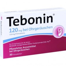 TEBONIN 120 mg bei Ohrgeräuschen Filmtabletten 30 St